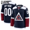 Børn NHL Colorado Avalanche Trøje Tilpasset 2024-25 Fanatics Premium Navy Tredje